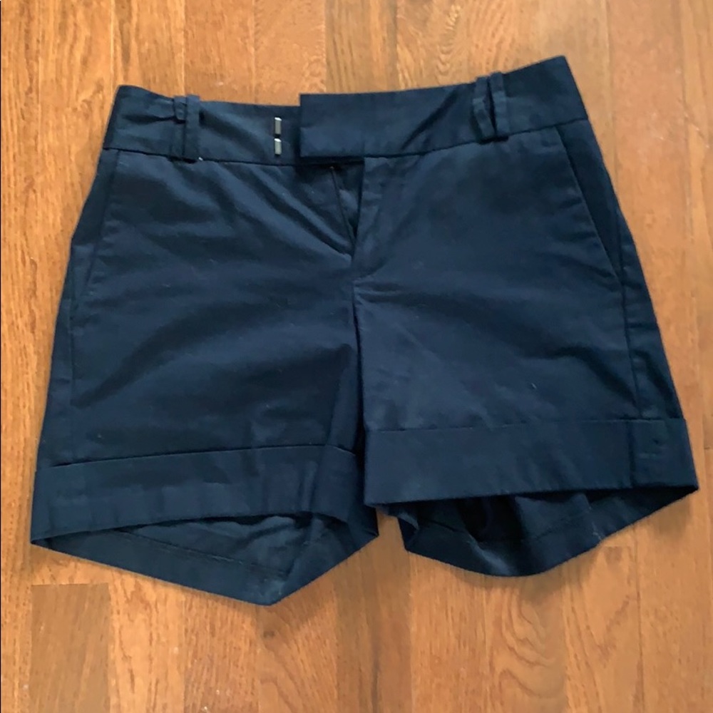 Navy chino shorts